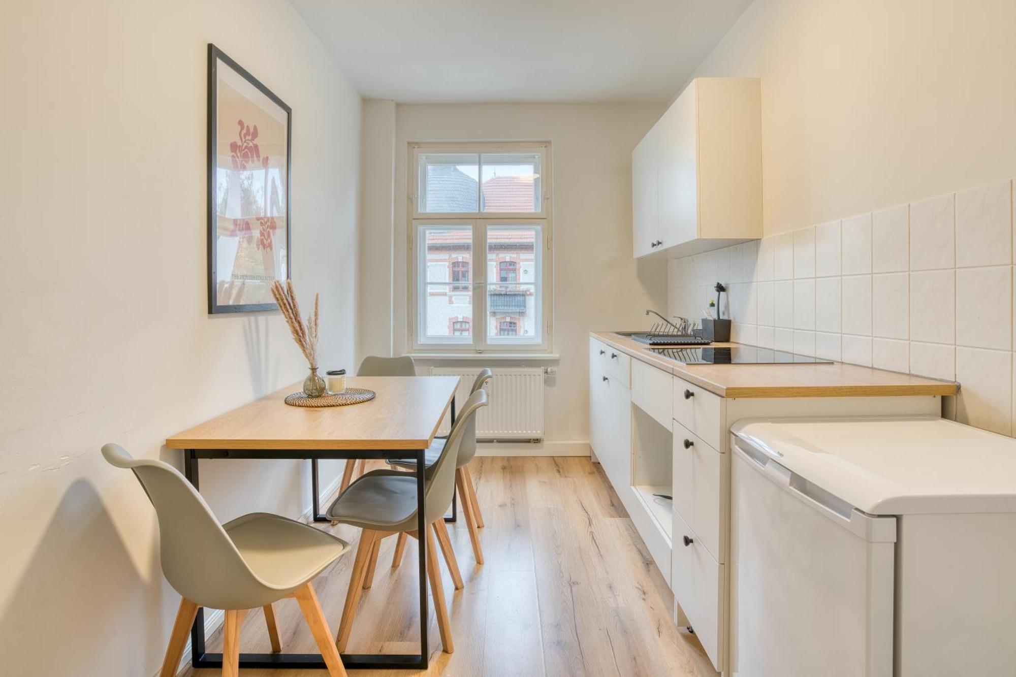Homy I Stylisches Retroapartment Netflix & Wlan Leipzig Exterior foto